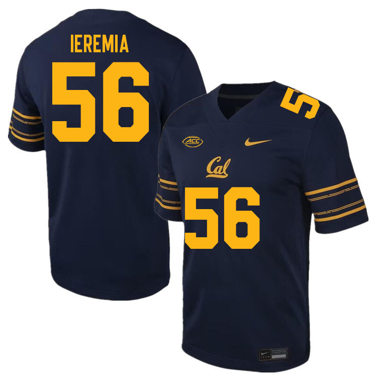California Golden Bears #56 Ieremia Ieremia ACC Conference College Football Jerseys Stitched Sale-Navy